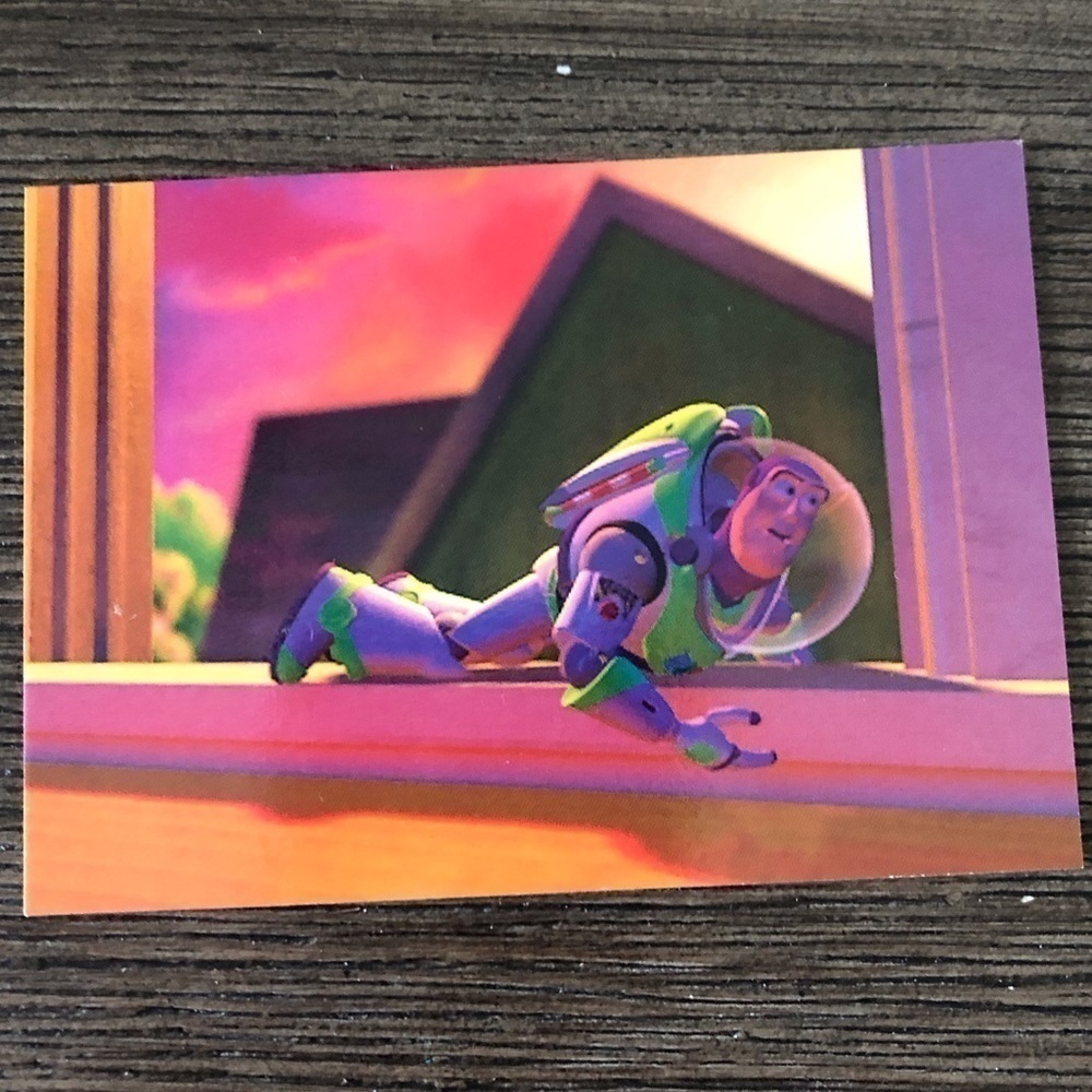 Disney Toy Story 1995 trading card: Getting Rid of Buzz #11